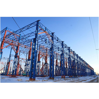 Costruzione di strutture in acciaio prefabbricato e galvanizzato su misura con connessione a bullone di resistenza