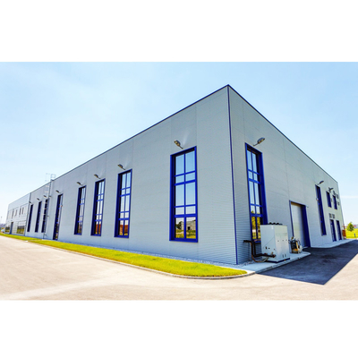 Q345b Cornice del portale Edifici Hangar in acciaio magazzino commerciale prefabbricato
