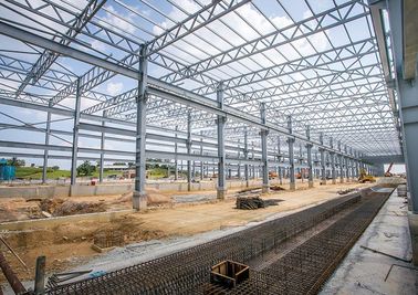 Multi Storey Prefabricated Steel Workshop Frame Construction JIS Standard
